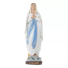 Imagem Nossa Senhora De Lourdes 60 Cm Gesso Resinado+ Verniz