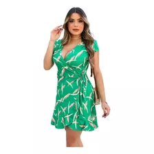 Vestido Transpassado Gestante Grávida Amamentação Lindo