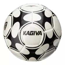Balón De Fútbol De Campo Kagiva Cosido A Mano, Color Blanco/negro