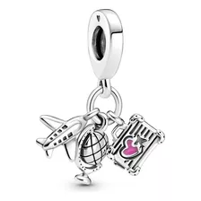 Charm Dije Pandora Original Maleta Viaje Mundo Viajar 