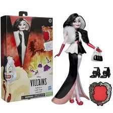 Boneca Disney Villains Vilãs Cruella De Vil Hasbro