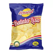 Batata Lisa Salgada Crocancia Feira Sabor Viagem Lanche 500g