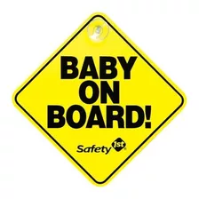 Baby On Board Letrero Safety 1st Amarillo Bebé A Bordo