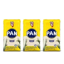 Harina P.a.n (farinha De Milho Branco) Kit 3 Unidades