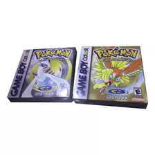 2 Cajas Custom Pokemon Silver Y Gold