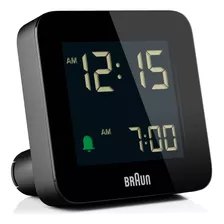 Reloj Despertador Braun Alarm Clock Bnc09b Negro