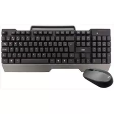 Kit Teclado E Mouse Sem Fio Office Tm406 Oex Cor Do Teclado Cinza