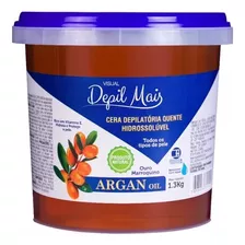 Cera Hidrossolúvel Argan 1,3kg - Depil Mais