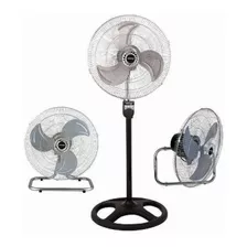 Ventilador Metalico 3 En 1 De 18'' Potente, Piso, Pared