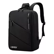 Mochila Notebook Antirrobo Homely Impermeable Ejecutiva Color Negro