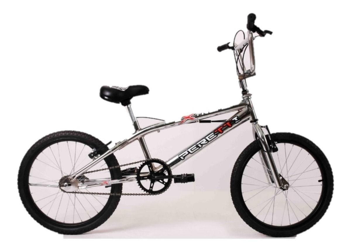 Bicicleta Bmx Peretti Extreme 3 R20 Cromada + Linga + Envio