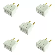 Adaptador De Tomada 10a/20a Bob 3 Pinos P/2 Kit 100 Peças