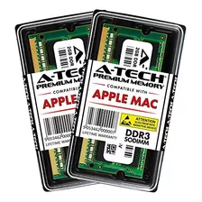 A-tech Kit 4 Gb (2x 2 Gb) Ddrmhz 1066 Mhz Pcsodimm Memoria