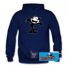 Poleron + Taza, El Gato Felix, Xxxl, Felix De Cat, Dibujos Animados / The King Store 10