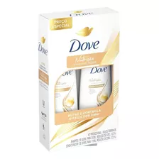  Dove Kit Nutrição +fusão De Óleos Shampoo 350ml E Cond 175m