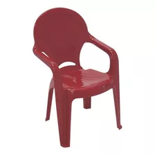 Cadeira Plastica Monobloco Com Bracos Infantil Tiquetaque Ve