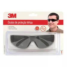 Óculos Virtua Ar Cinza Anti Risco 3m