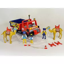 Playmobil Estrela Caminhão Carreta Dos Camelos Do Circo