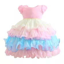 Vestido Chuva De Amor E Benção Daminha Infantil Festa Luxo