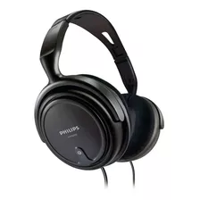 Audífono Philips Hifi Stereo Shp2000 Pc 3,5/6,3mm / Nexstore Color Negro