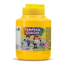 Tinta Tempera Guache Amarelo Ouro 250ml Acrilex