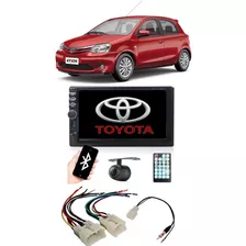 Mp5 Central Multimidia 2 Din Etios 2012 A 2021 + Camera Re