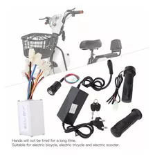 Kit De Controlador De Motor De Scooter De Bicicleta Eléctric