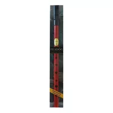 Feadog Brass D Whistle Pack - Rojo