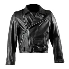 Campera Motoquera Hombre Cuero Genuino Calidad -maybe-