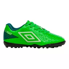 Chuteira Society Infantil Umbro Adamant Verde Envio 24h