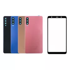 Tela De Vidro Frontal + Tampa Traseira Para Galaxy A7 A750