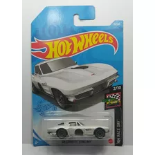 Hotwheels 64 Corvette Stingray V Blanca 2021