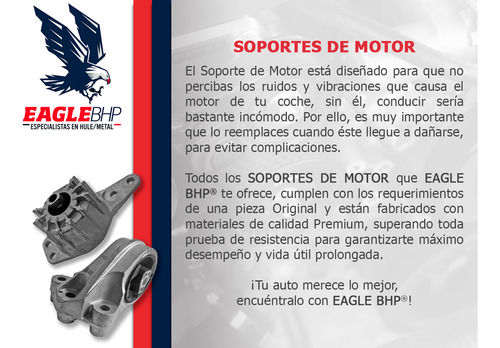 Soporte Motor Pasajero Eagle Volvo S40 L4 1.8l 2005 A 2010 Foto 5