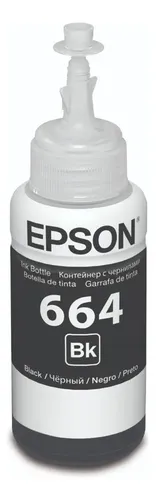 Tinta Epson T664 Negro Or. T664120 