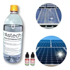 Kit 1kg Resina C/proteção Uv P/ Painel Solar + 2 Catalisador