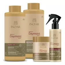 Kit Daymoist Shampoo, Condicionador, Másc E Leave-in Inoar