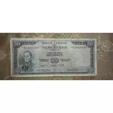 Billete De 50 Bolívares