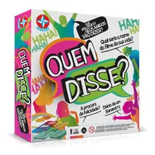 Jogo Quem Disse? Estrela - Roleta, Cartas E Fichas