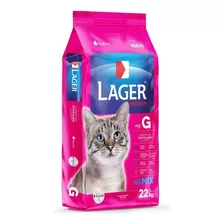 Alimento Lager Gatos Premium Para Gato Adulto Sabor Mix En Bolsa De 22kg