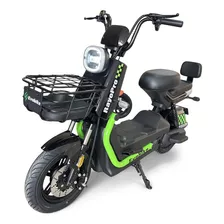 Bicicleta Electrica Roadmaster 850wciclomotor Moto Electrica Color Negro/ Verde