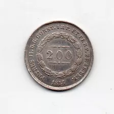 200 Reis 1858 Coroa C. Espinho