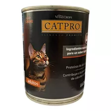 Alimento Húmedo Premium Catpro X 6 Latas De 340g Para Gatos