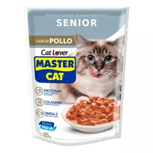 Pack 20 Sachet Master Cat Gato Senior Pollo 85g