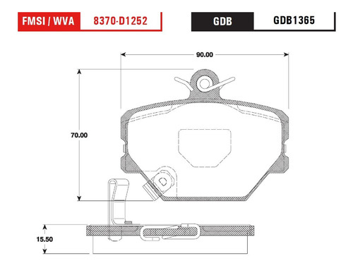 Balatas Delanteras Smart Fortwo 2010-2011-2012-2013-2014 Trw Foto 2