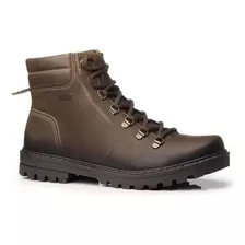 Coturno Masculino Pegaga Em Couro Bota 181526