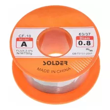 Estaño Para Soldar Rollo 0,8mm 63% Con Flux 2% Y Resina