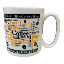 Caneca Para Café 290ml Porcelana Decorada