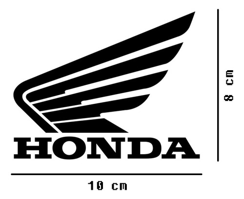 Honda Logo Wing Sticker Vinil 2 Piezas $135 Mikegamesmx Foto 4