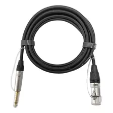 Cabo Microfone E Violão Mono Xlr / P10 Pro Series - 5 Metros