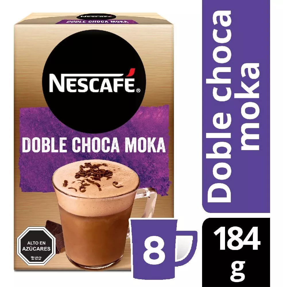 Café Nescafé® Mixes Doble Choca Moka 8 Sobres De 23g